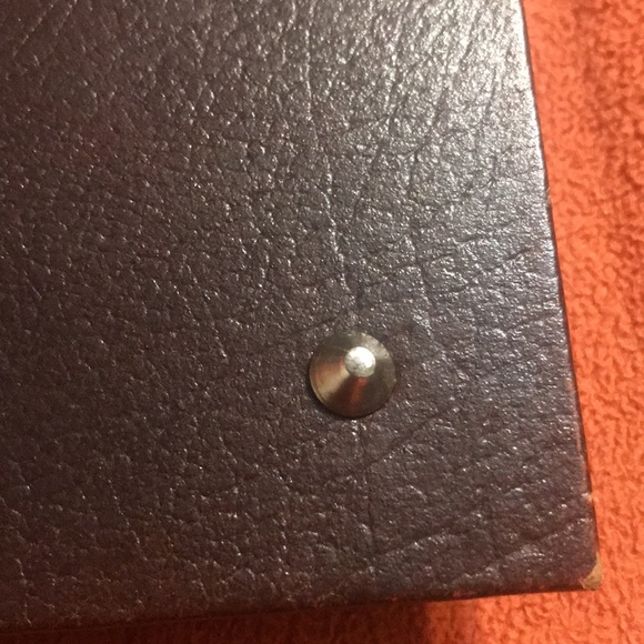 Antique Tooled Don Quyote de La Mancha hard leather notepad holder - Picture 8 of 10